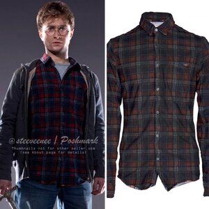 AllSaints Wesson Plaid Shirt ASO Harry Potter